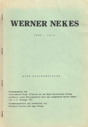 In memoriam WERNER NEKES (1944–2017)